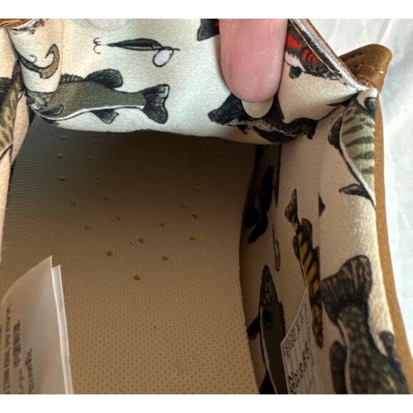 Hey Dude Wally Fish Lure Brown Mens Size 7 - Picture 6 of 8